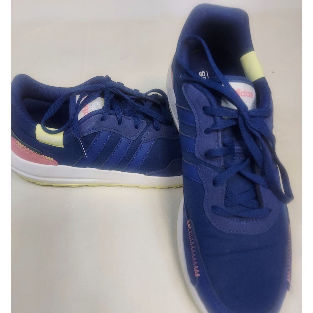 Adidas Run 60s‎ 2.0 Sneakers Retro Running Shoes Casual Blue Size 8